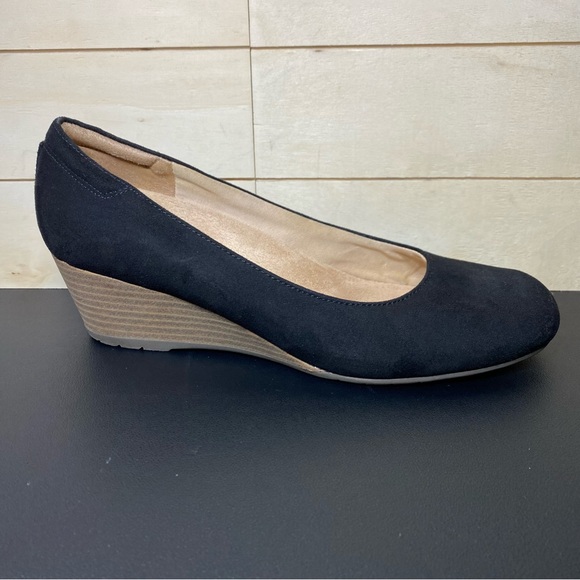 Dr. Scholl's Shoes - Dr Scholls Be Flex Slip-On Wedge Black Women's Size 8.5 Shoes M